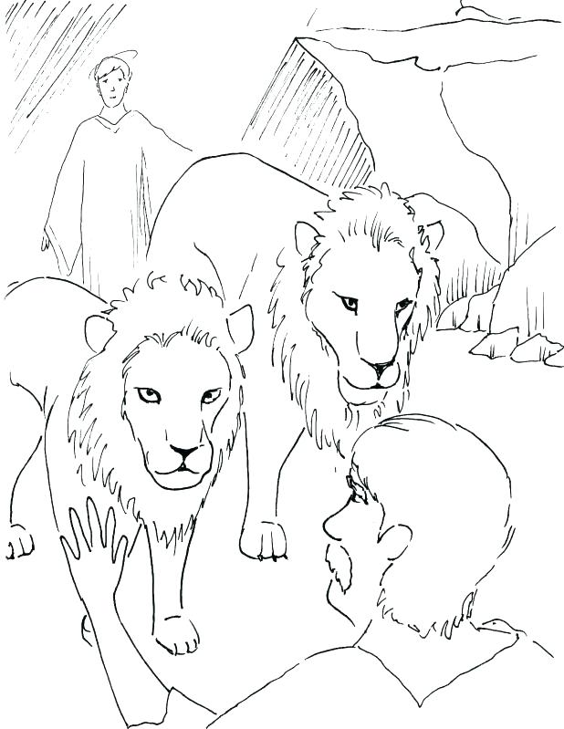 618x799 And Lions Den Coloring Page Plus Praying Facing In