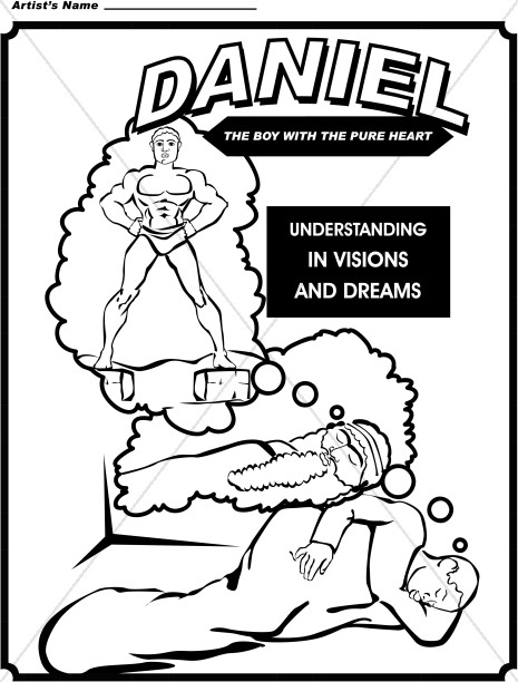 465x612 Daniel Coloring Page Childrens Church Clipart