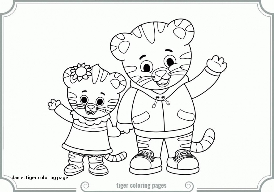 Daniel Tiger Coloring Pages at GetDrawings | Free download