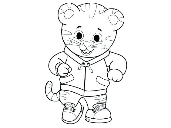 564x423 Daniel Tiger Coloring Pages Tiger Coloring Pages In Addition