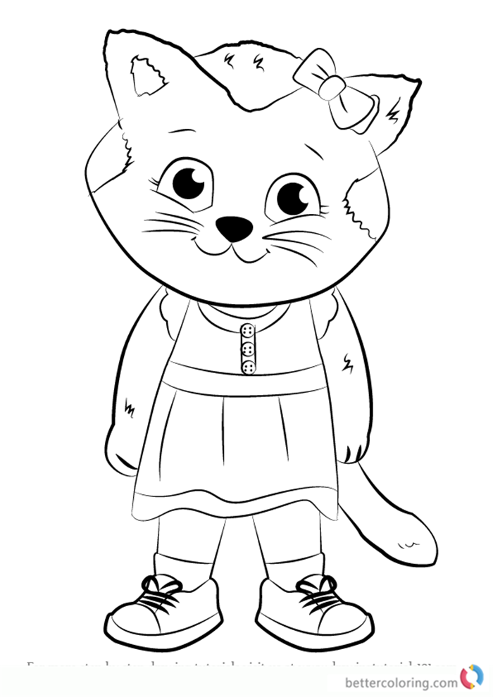 700x990 Katerina Kittycat From Daniel Tiger Coloring Pages