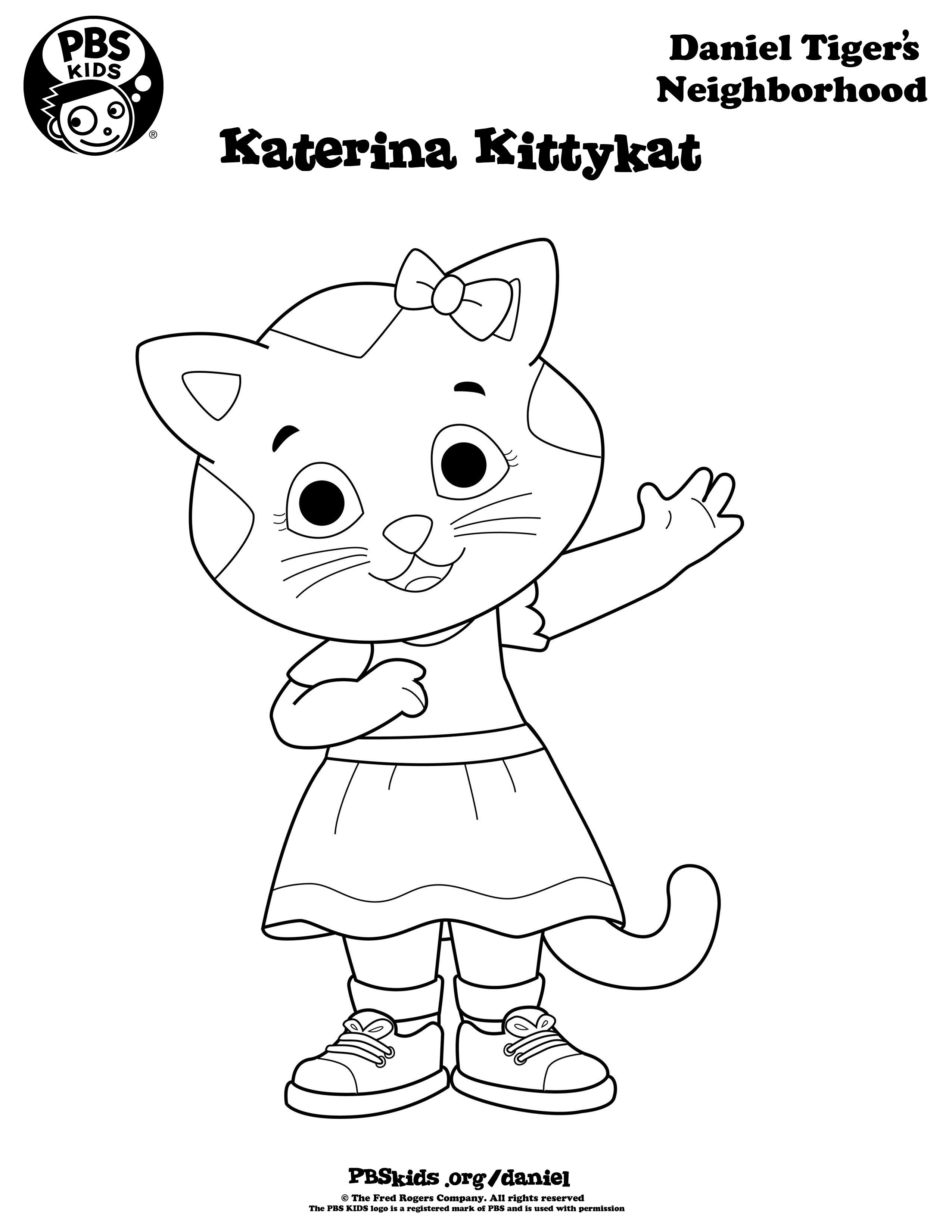 2550x3300 Coloring Daniel Tigers Neighborhood Pbs Kids Anna Maries Pbs