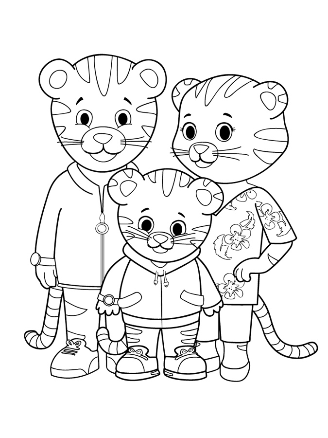 675x900 Daniel Tiger Coloring Pages Pict