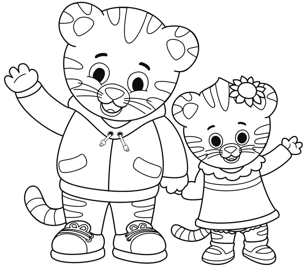 1024x900 Daniel Tiger Coloring
