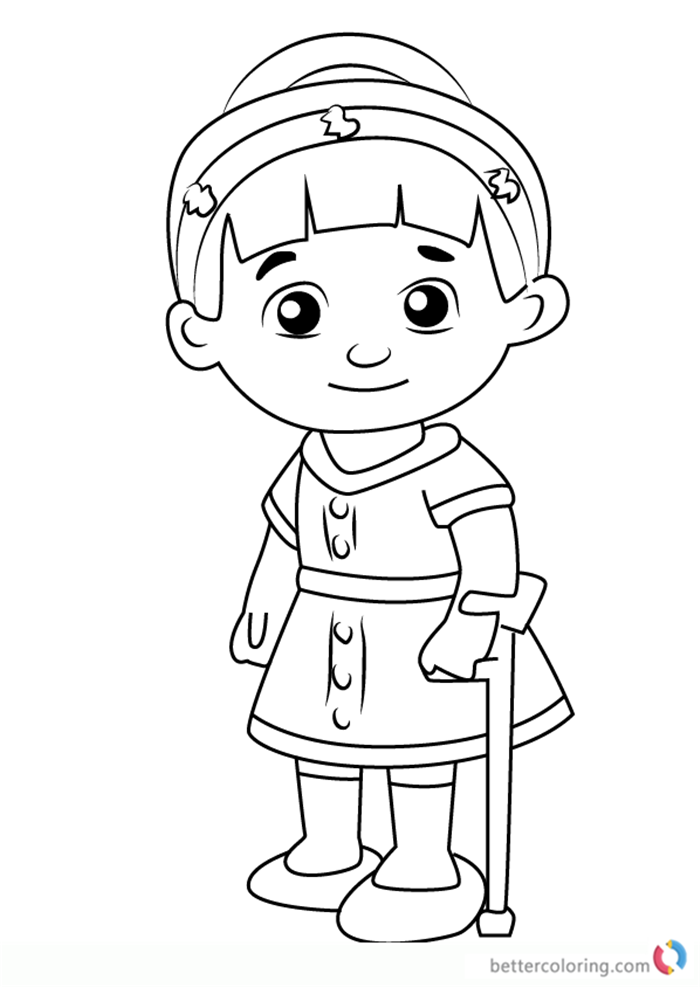700x987 Chrissie From Daniel Tiger Coloring Pages