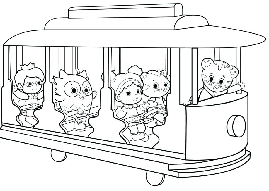 918x653 Daniel Tiger Coloring Book Together With Tiger Coloring Sheets
