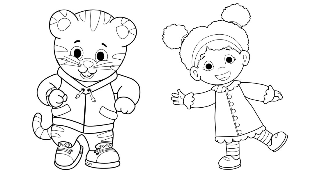 1082x605 Daniel Tiger Coloring Page