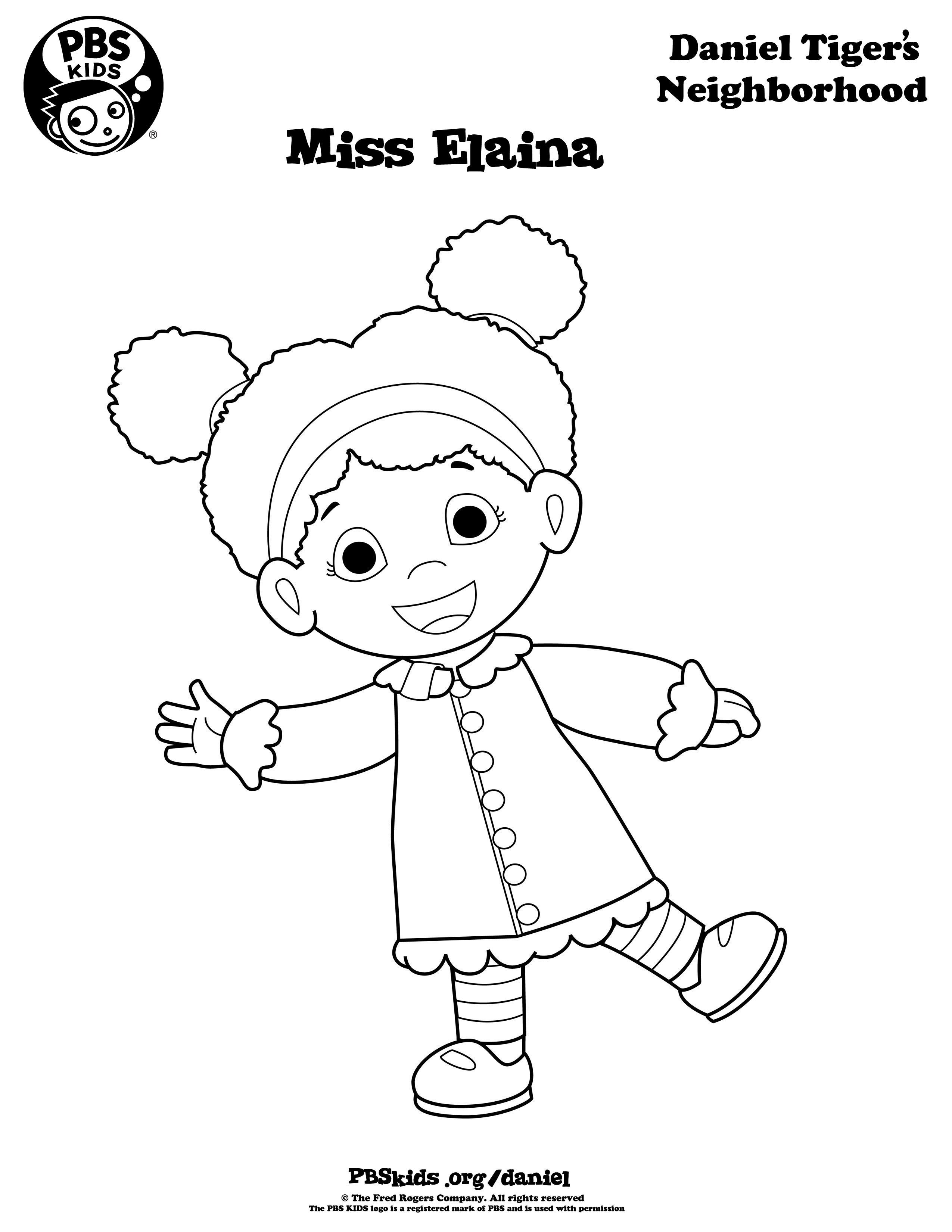 2550x3300 Daniel Tiger Coloring Pages Daniel Tiger Birthday Party Pbs