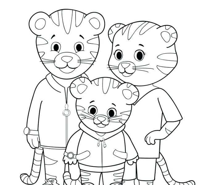 Daniel Tiger Printable Coloring Pages at GetDrawings | Free download