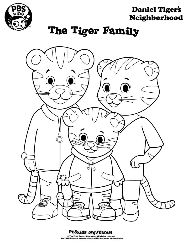 788x1018 Has The Tiger Family Become A Part Of Your Family You Can Color