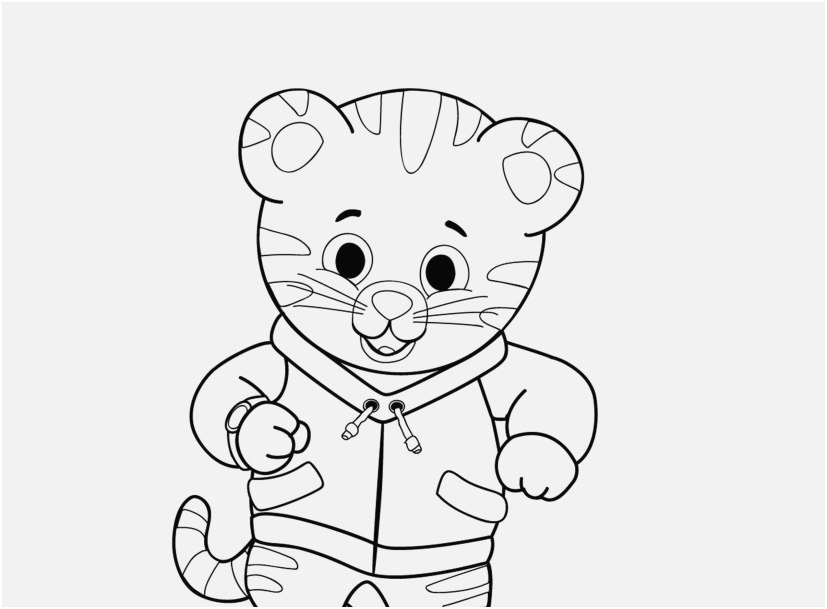 827x609 Pbs Coloring Pages Graphic Find Tigertastic Daniel Tiger