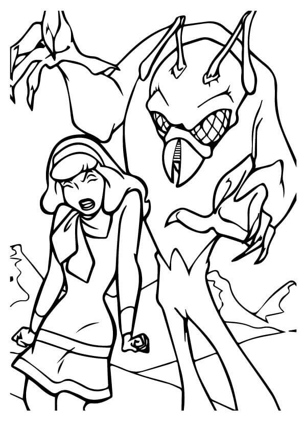 Daphne Scooby Doo Coloring Pages at GetDrawings | Free download