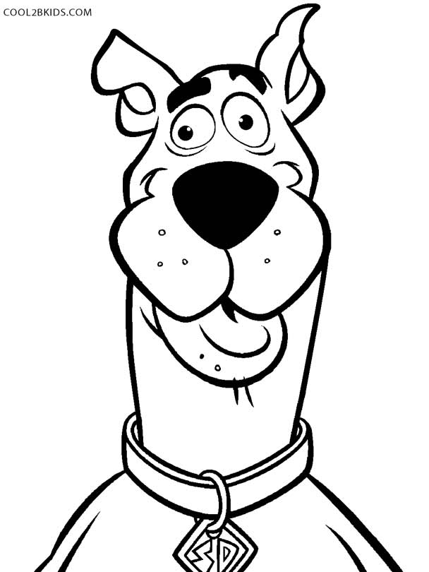 608x810 Printable Scooby Doo Coloring Pages For Kids