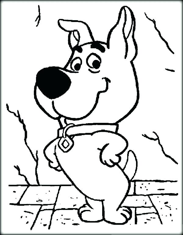 600x769 Scooby Doo Coloring Beautiful Coloring Page On Coloring Pages