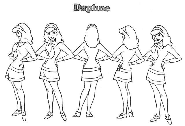 640x435 Scooby Doo Coloring Pages Scooby Doo Friend Daphne Coloring Pics