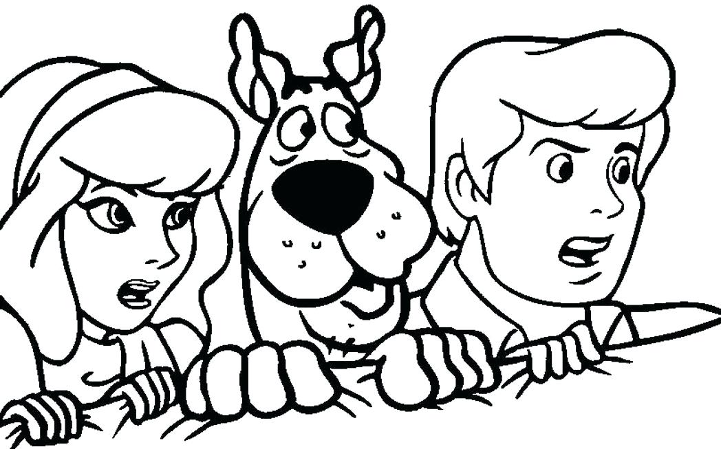 1048x653 Scooby Doo Coloring Pages As Well As Coloring Pages Vampire Scooby
