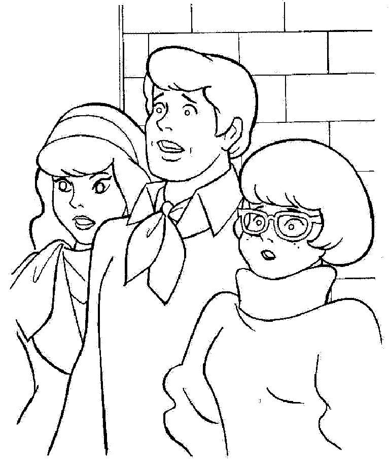 Daphne Scooby Doo Coloring Pages at GetDrawings | Free download