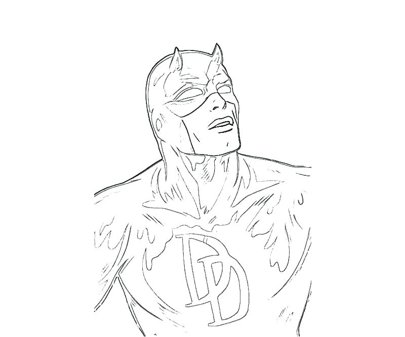 800x667 Coloring Daredevil Coloring Pages