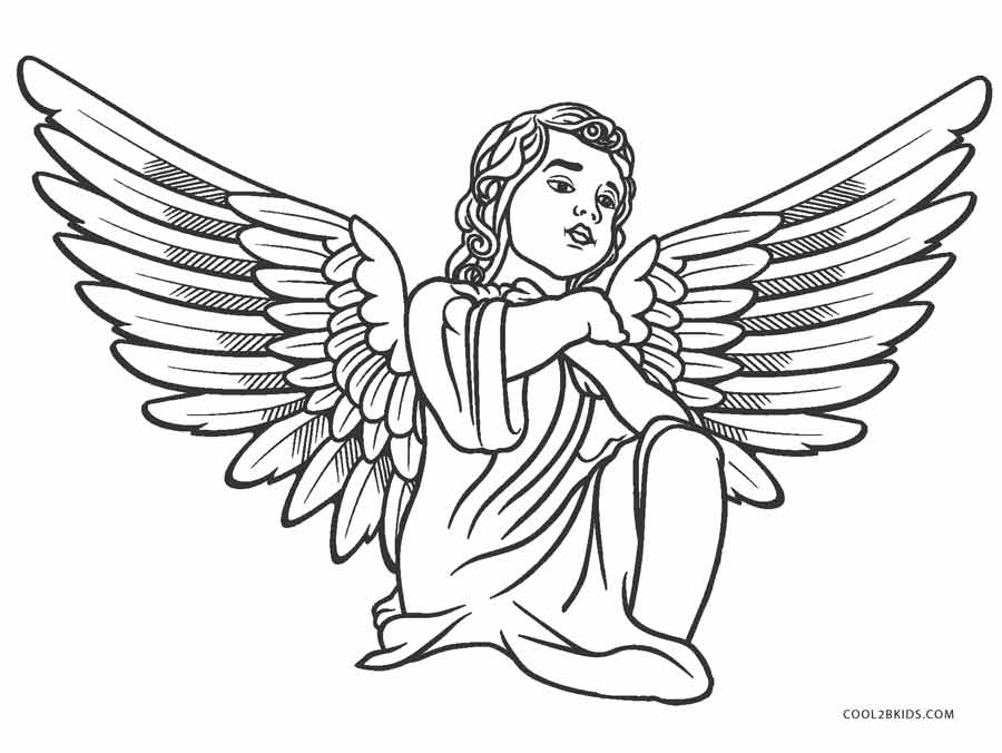 900x676 Free Printable Angel Coloring Pages For Kids