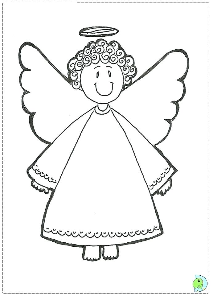691x960 Angel Coloring Pages