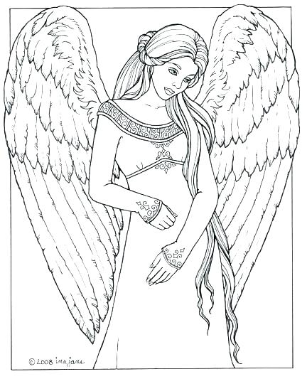 432x533 Angel Coloring Pages Printable Related Post Printable Angel