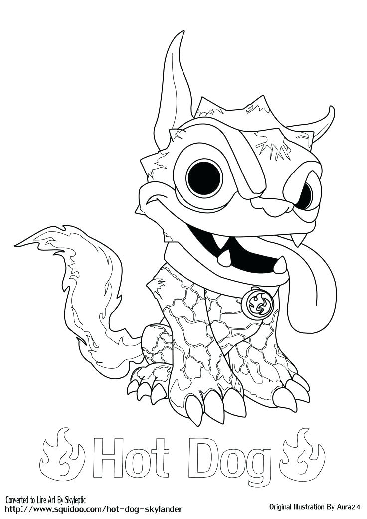 736x1041 Skylander Coloring Page Coloring Pages Color Pages Hot Dog