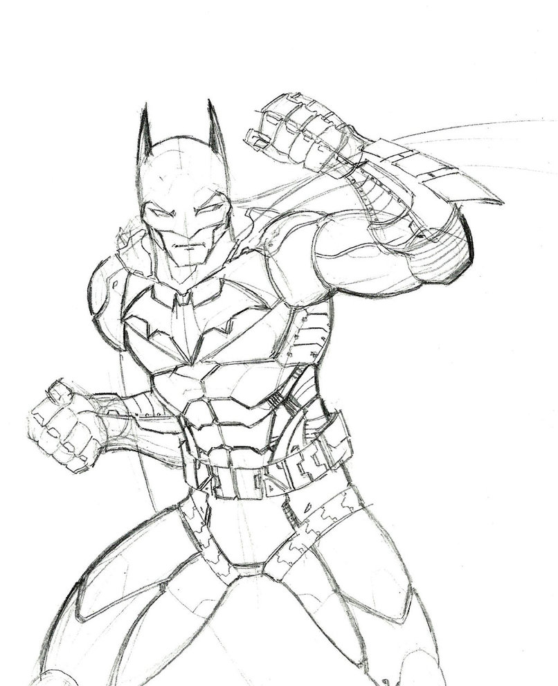 806x991 Survival Batman Arkham Knight Coloring Pages Drawing