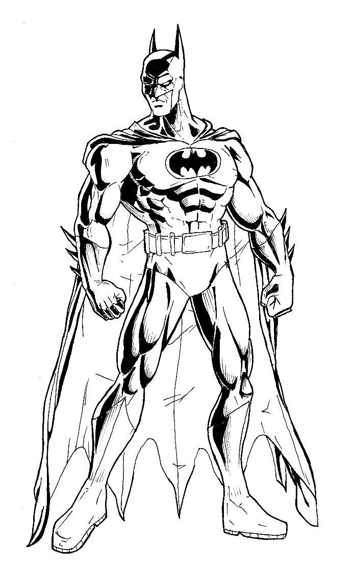 700x1119 Dark Knight Batman Coloring Pages The Dark Knight Inked Phil Cho