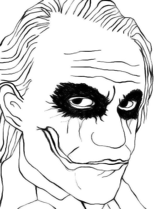 600x801 Dark Knight Coloring Pages