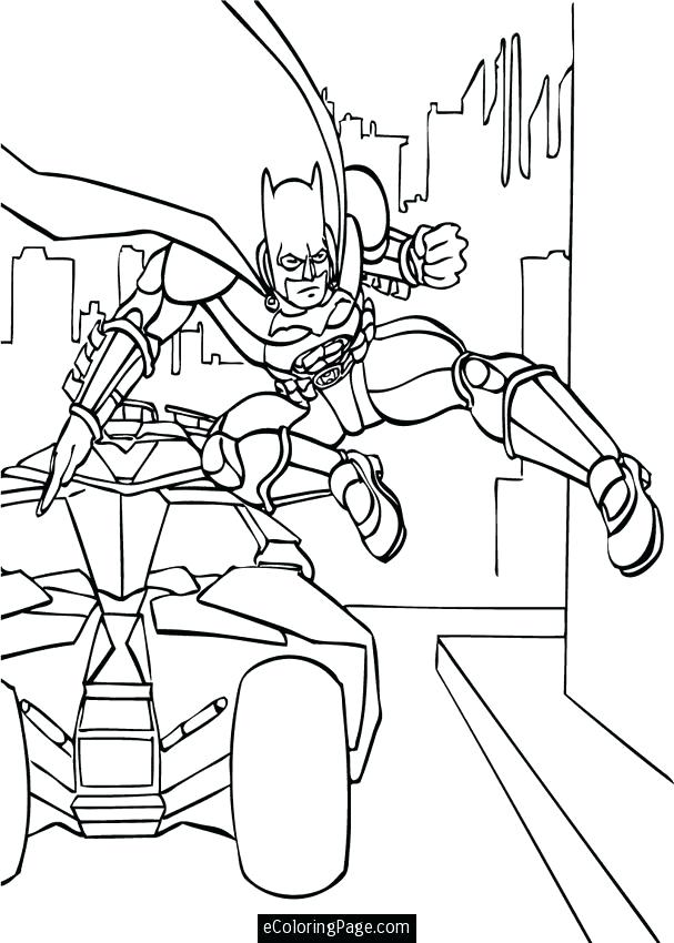 607x850 Dark Knight Coloring Pages Batman The Dark Knight Coloring Pages