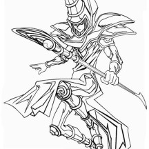 Dark Magician Girl Coloring Pages at GetDrawings | Free download