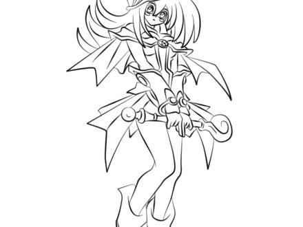 440x330 Yugioh Coloring Pages Free Oh Dark Macian Rl From Page