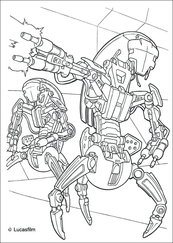 607x850 Darth Maul Coloring Pages Robots Coloring Page Movie Coloring