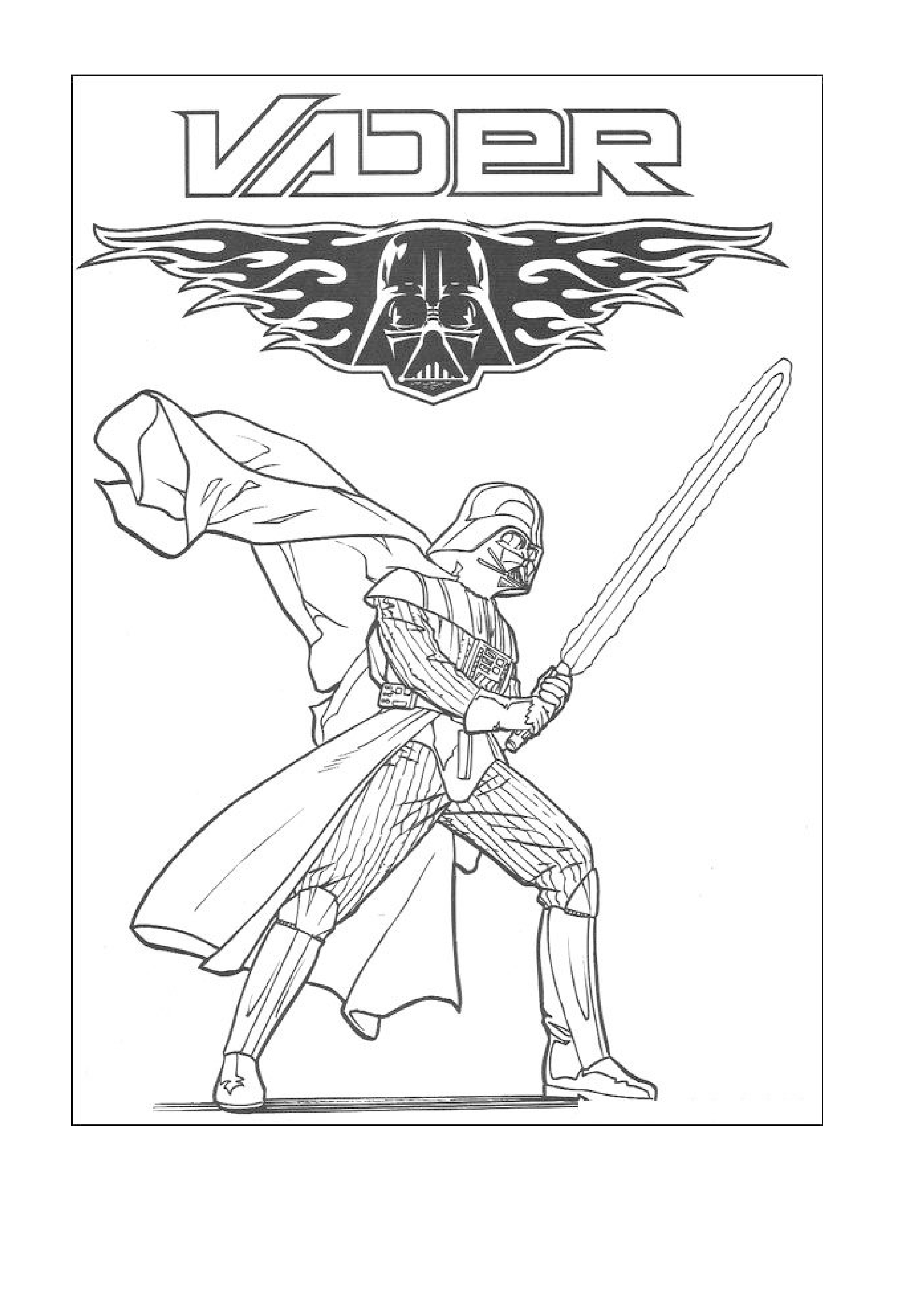 2480x3507 Full Printable Darth Vader Coloring Pages To Inside Page Capricus