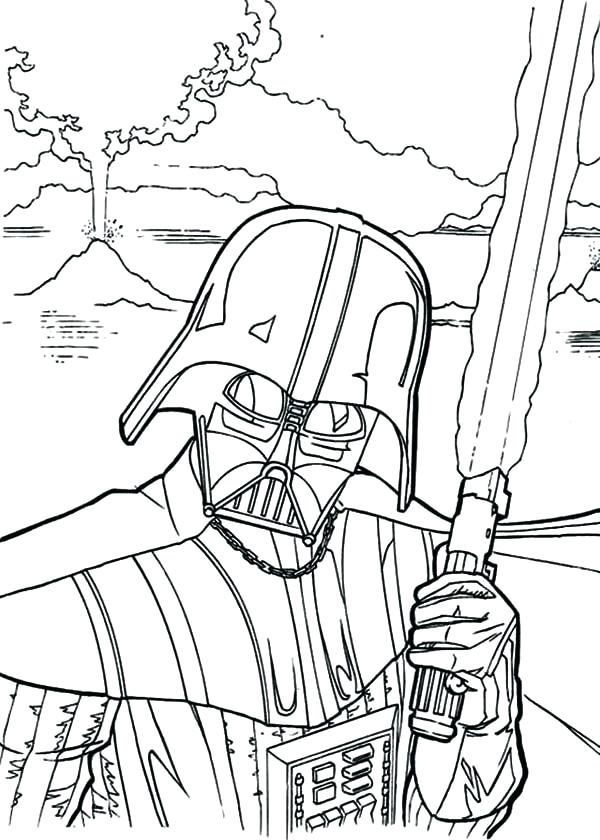 600x840 Darth Vader Coloring Pages Coloring Pages Star Wars The Evil