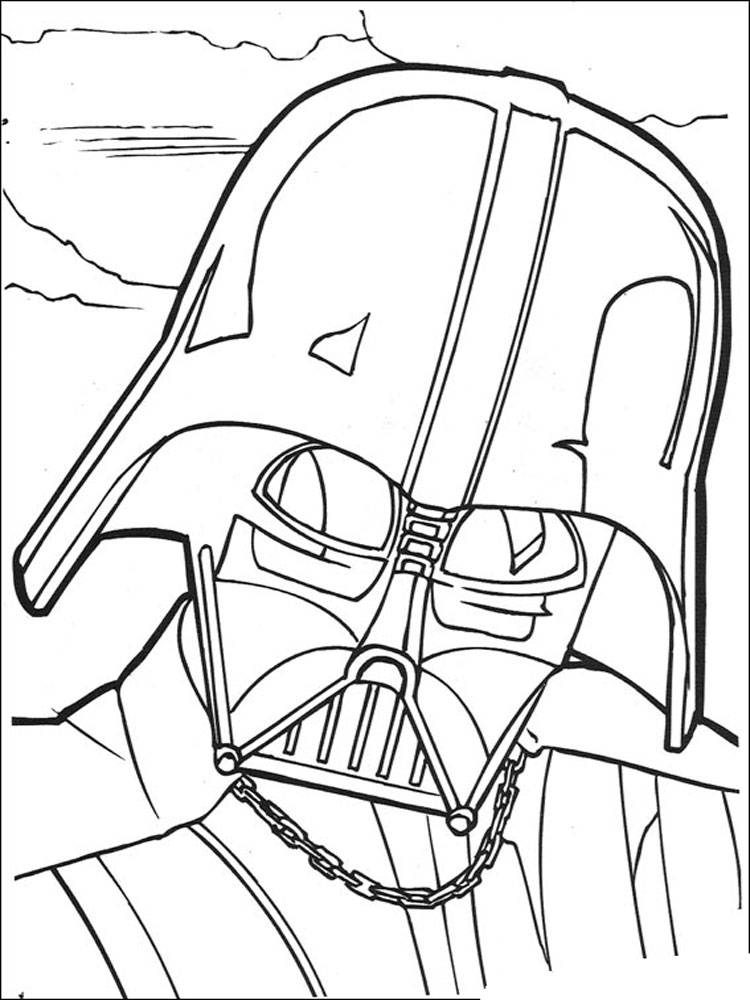 750x1000 Star Wars Darth Vader Coloring Pages