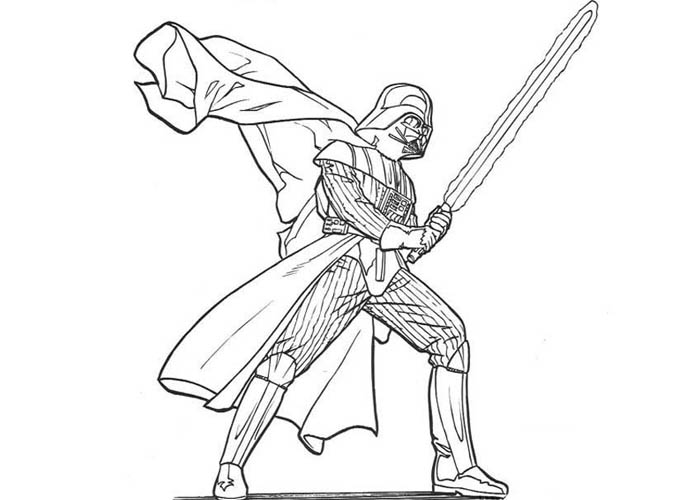 700x500 Star Wars Darth Vader Coloring Pages