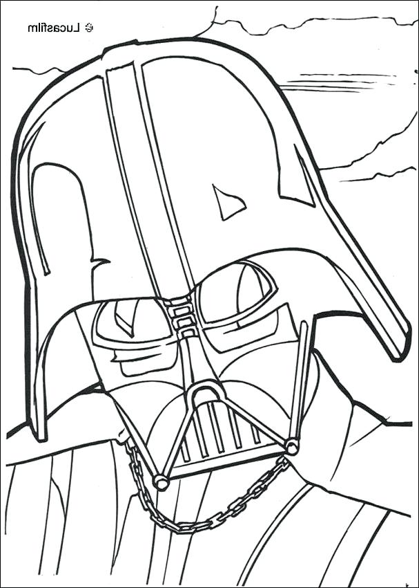 607x850 Darth Vader Paper Mask Printable Mask Coloring Sheet Mask Coloring