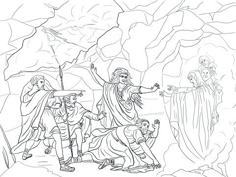 480x360 King Saul Coloring Page Click To See Printable Version