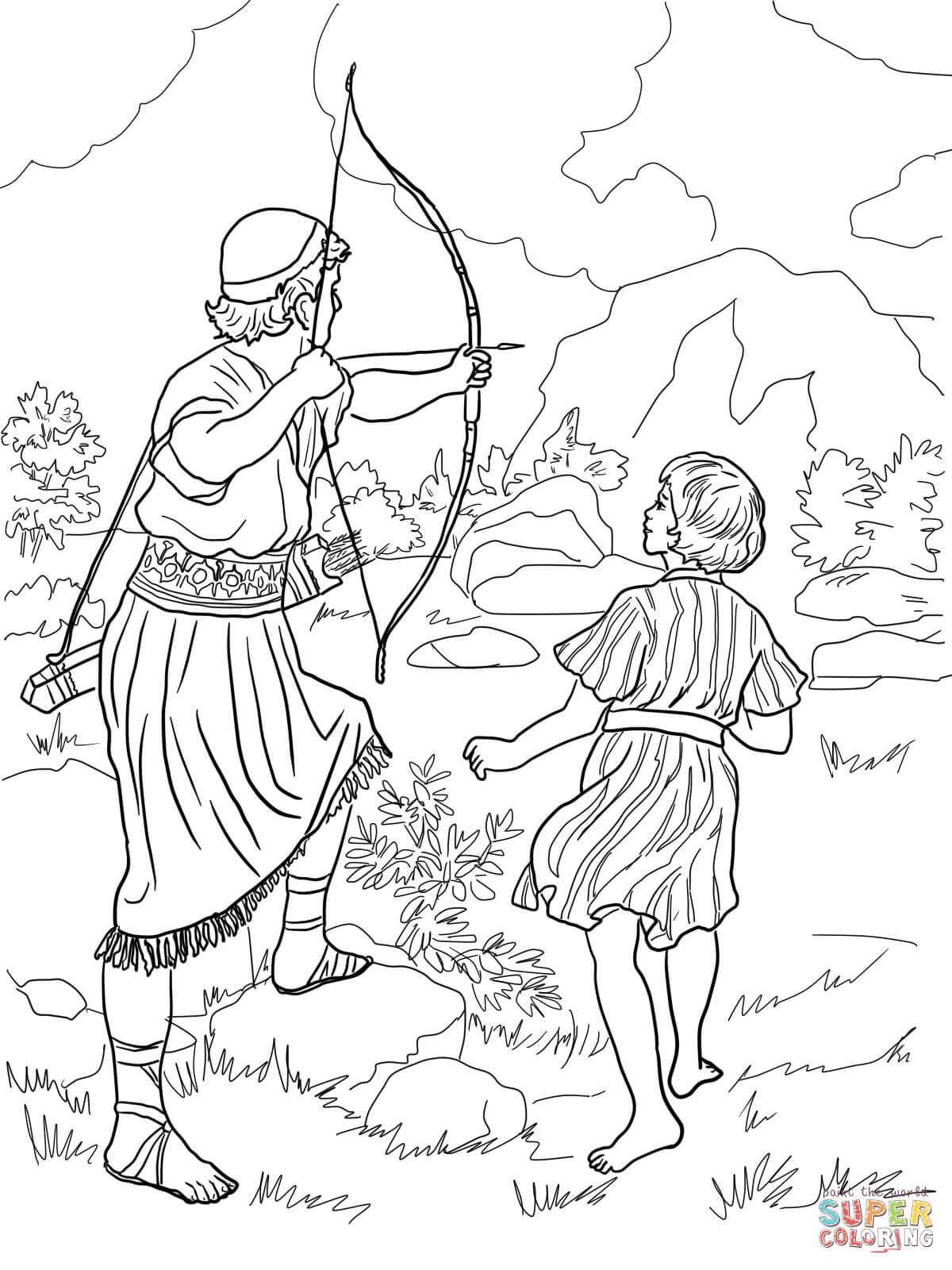 1200x1600 Free Bible Coloring Pages King David New Saul And Samuel