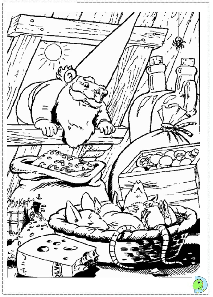 691x960 David The Gnome Coloring Page