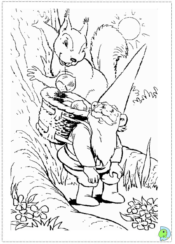 691x960 Gnome Coloring Pages