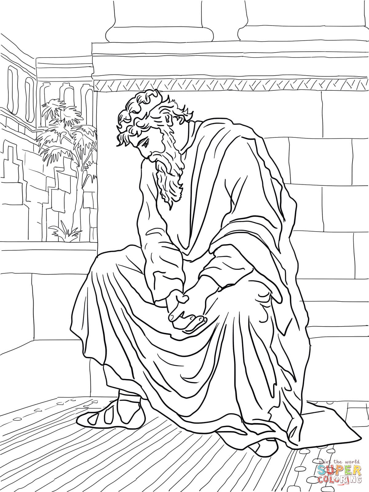 1200x1600 Coloring David The Shepherd Boy Coloring Pages