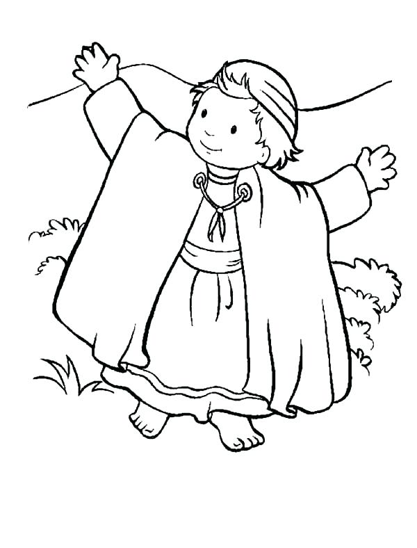 600x788 David The Shepherd Boy Coloring Pages