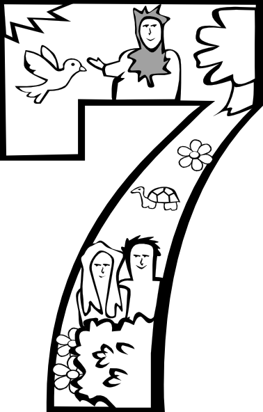 378x592 Gods Creation Coloring Pages Day Creation Day Clip Art