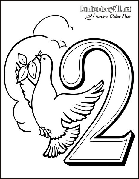 465x600 Coloring Pages Twelve Days Christmas Bgcentrum Best