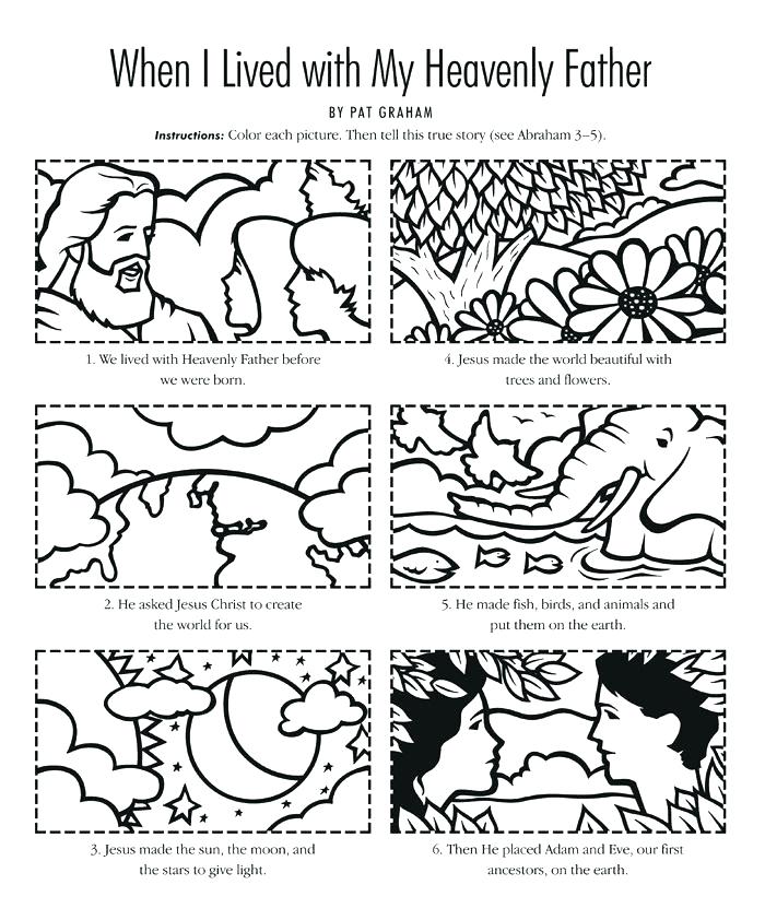 700x842 Days Of Creation Coloring Pages Days Of Creation Coloring
