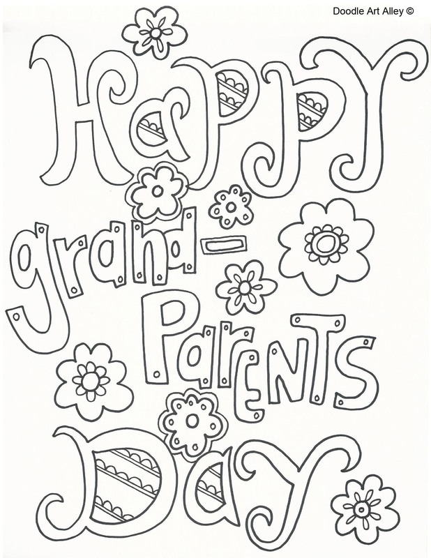 618x800 Grandparents Day Coloring Pages