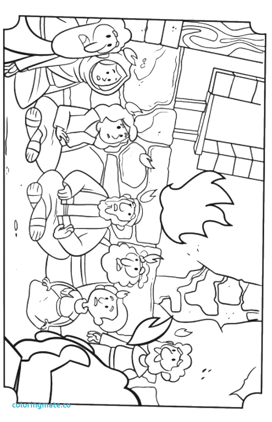 904x1400 Pentecost Coloring Page