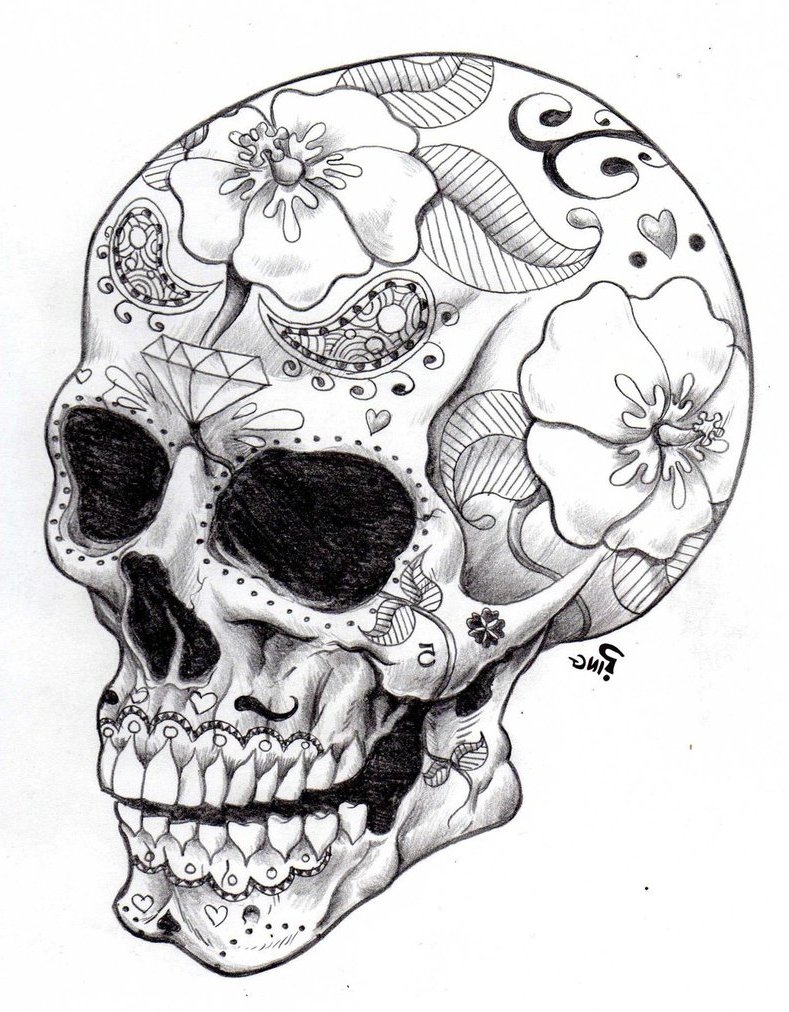 789x1012 Day Of The Dead Free Coloring Pages For Adults